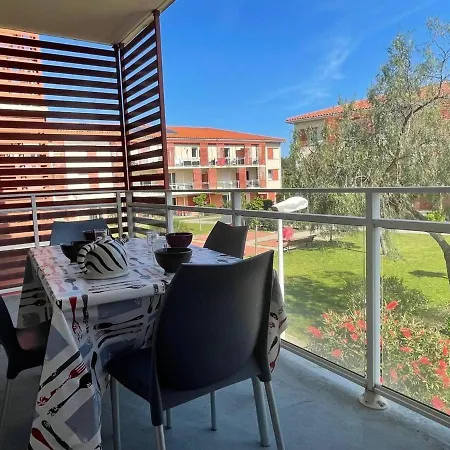 2p/cabine A - Piscine Chauffee, Parking Prive, Clim, Terrasse, Proche - Fr-1-225-738 *