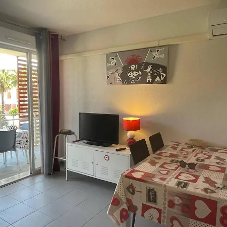 2p/cabine A - Piscine Chauffee, Parking Prive, Clim, Terrasse, Proche - Fr-1-225-738 Apartment Argeles-sur-Mer